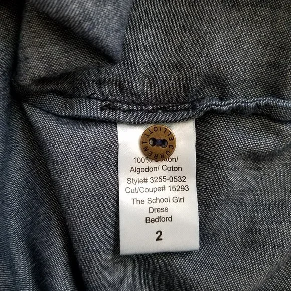 Current/Elliot Denim The School Girl Dress Size 2 - Picture 10 of 12